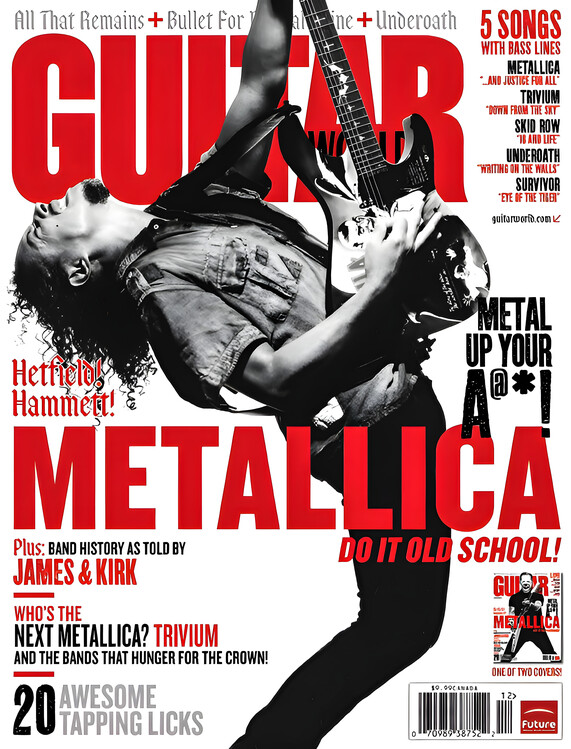 Плакат Metallica – Guitar Magazine Cover