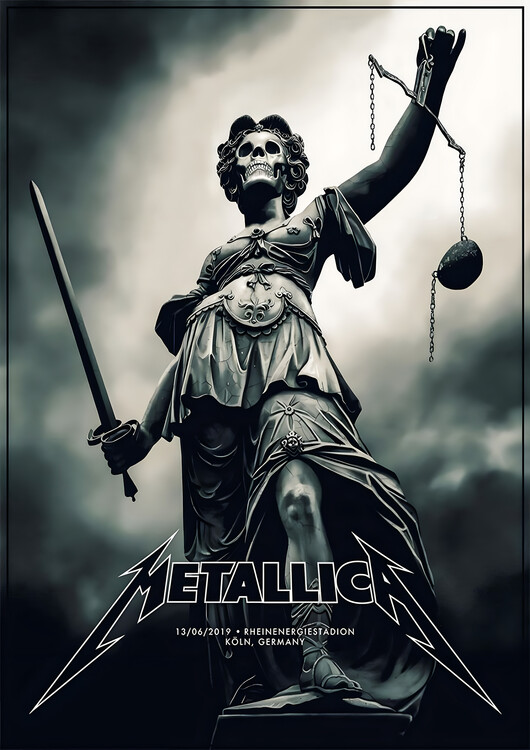 Плакат Metallica – Lady Justice Artwork