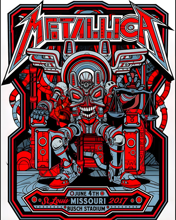 Плакат Metallica – Live in Missouri 2017