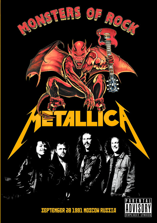 Плакат Metallica – Monsters of Rock