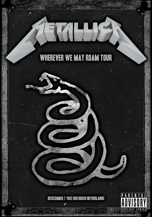 Плакат Metallica – Wherever We May Roam Tour
