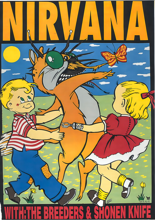 Poster Nirvana – With The Breeders & Shonen Knife