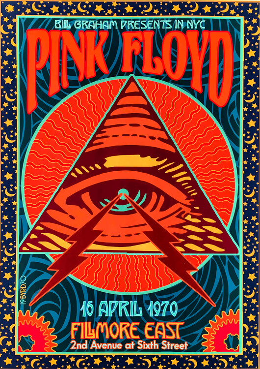 Poster Pink Floyd – Fillmore East 1970