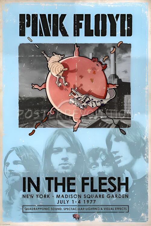 Poster Pink Floyd – In the Flesh, Madison Square Garden