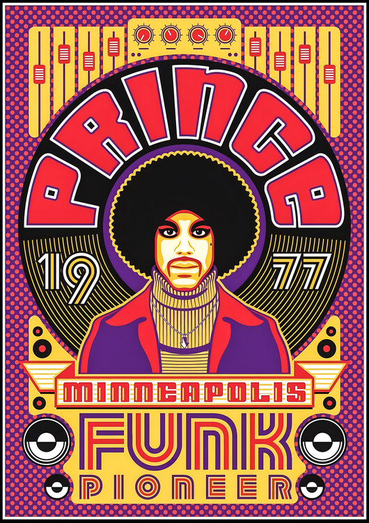 Obraz na plátně Prince – Minneapolis Funk Pioneer