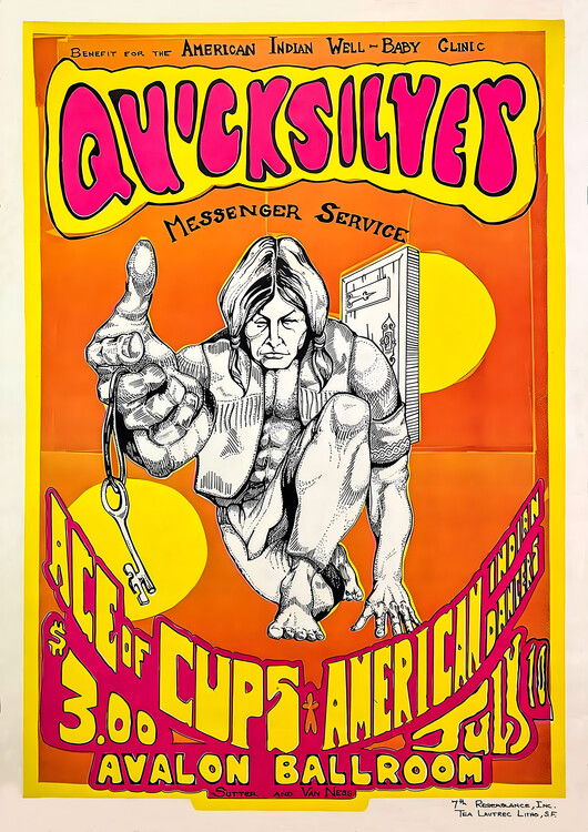 Poster Quicksilver Messenger Service – Avalon Ballroom