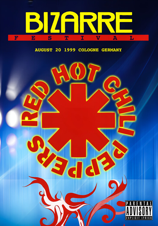 Poster Red Hot Chili Peppers – Bizarre Festival 1999