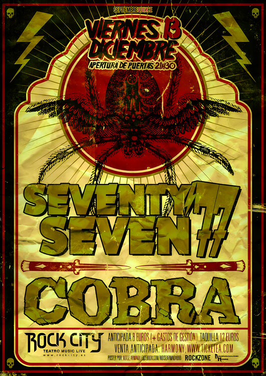 Plagát Seventy Seven & Cobra – Rock City