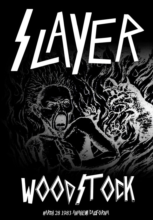 Bild auf Leinwand Slayer – Woodstock 1999