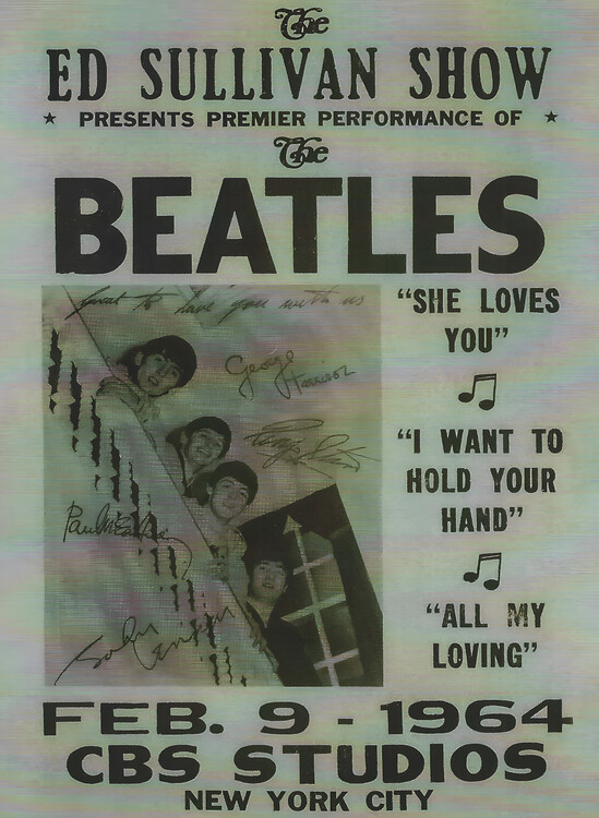 Plagát The Beatles – Ed Sullivan Show 1964