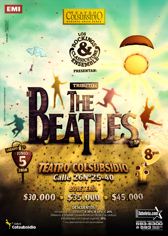 Plagát The Beatles – Live at Teatro Colsubsidio