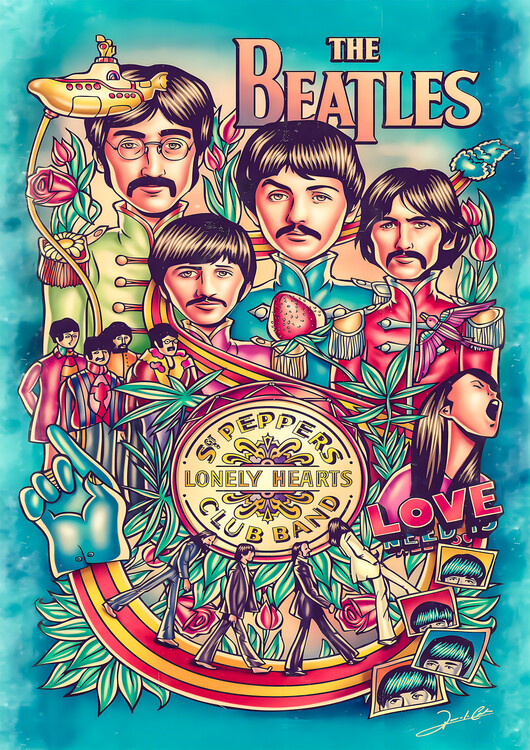 Plagát The Beatles – Sgt. Pepper’s Lonely Hearts Club Band