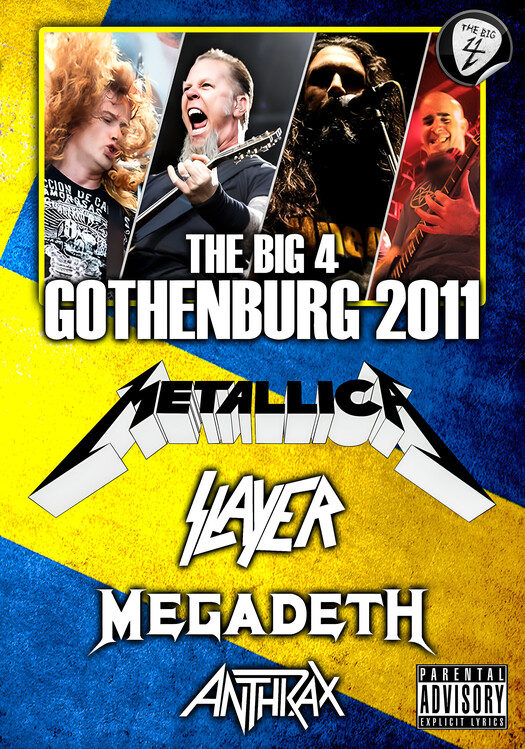 Plagát The Big 4 – Gothenburg 2011