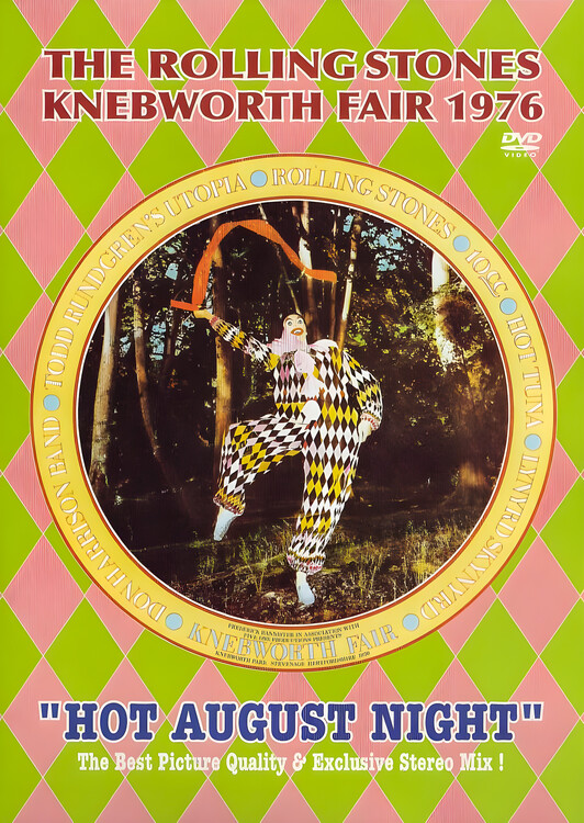 Плакат The Rolling Stones – Knebworth Fair 1976, Hot August Night