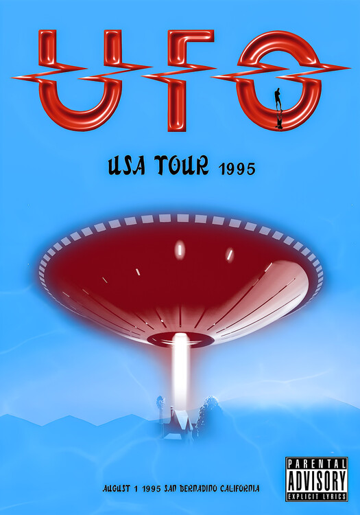 Плакат UFO – USA Tour 1995