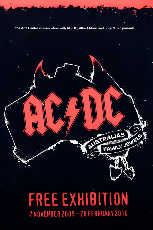 Плакат AC-DC – Free Exhibition, Melbourne 2009–2010