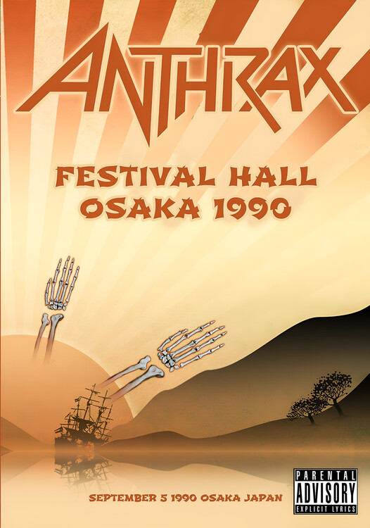 Плакат Anthrax – Festival Hall Osaka 1990