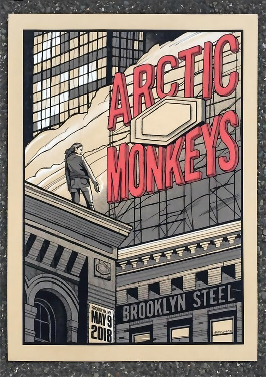 Плакат Arctic Monkeys – Brooklyn Steel
