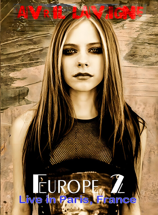 Плакат Avril Lavigne – Europe 1, Live in Paris