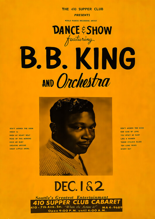 Bild auf Leinwand B.B. King and Orchestra – Dance & Show, December 1–2