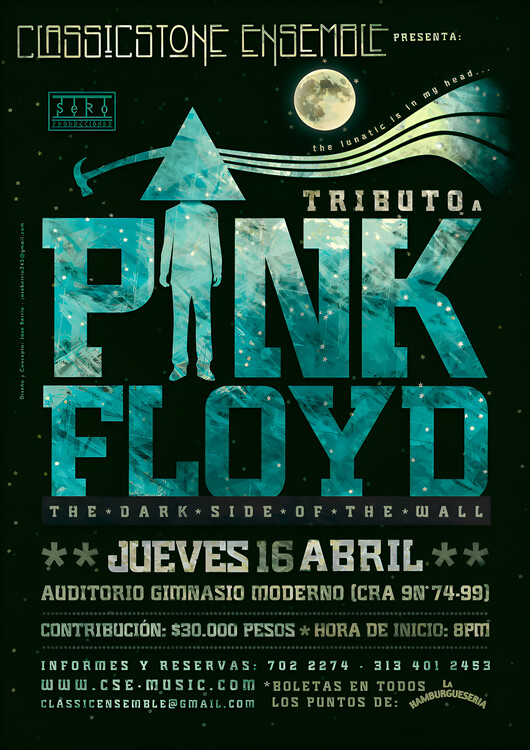 Poster Classicstone Ensemble – Tribute to Pink Floyd