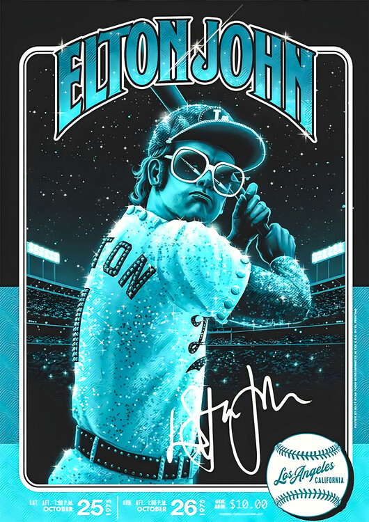 Poster Elton John – Live in Concert