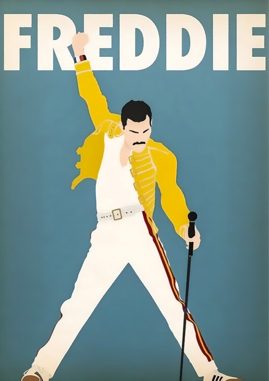Plakát Freddie Mercury – Portrait