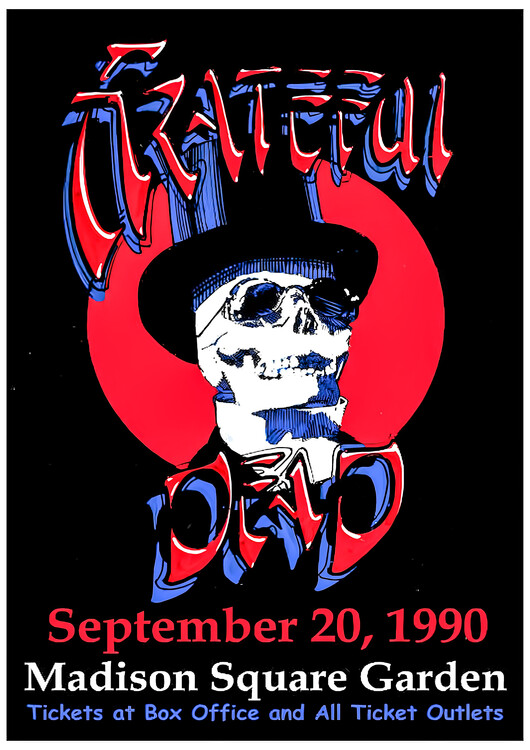 Poster Grateful Dead – Madison Square Garden 1990