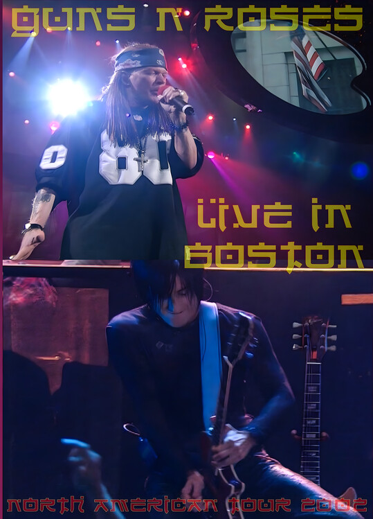 Плакат Guns N’ Roses – Live in Boston