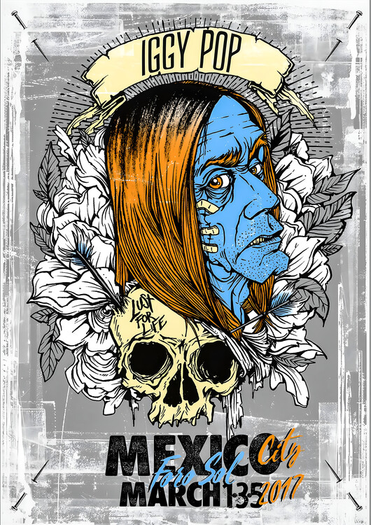 Плакат Iggy Pop – Mexico, March 13