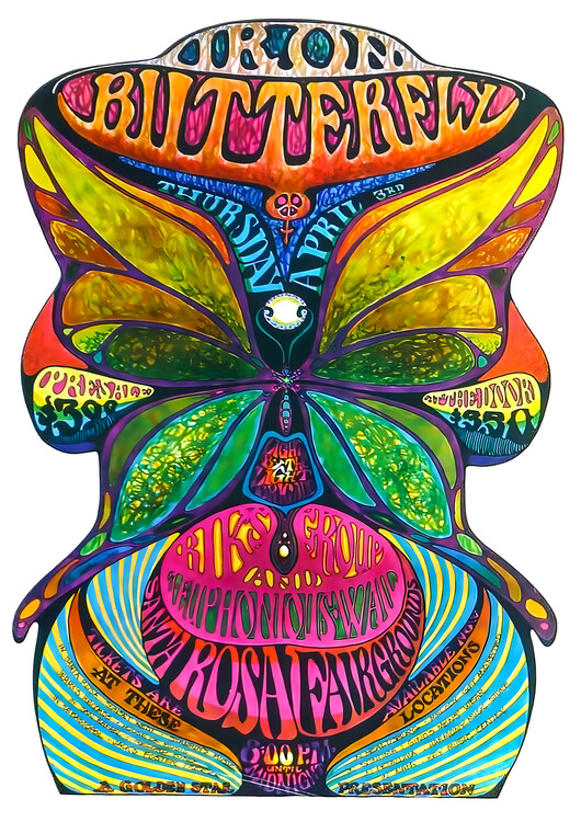 Плакат Iron Butterfly – Psychedelic Butterfly