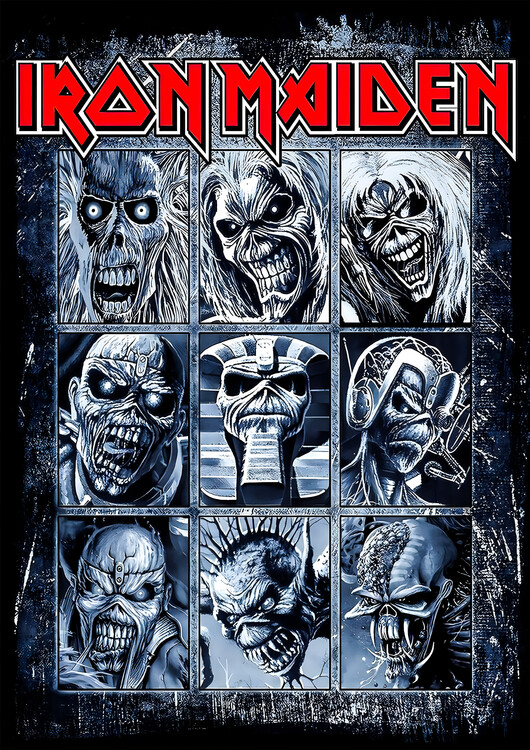 Плакат Iron Maiden – Eddie Portraits