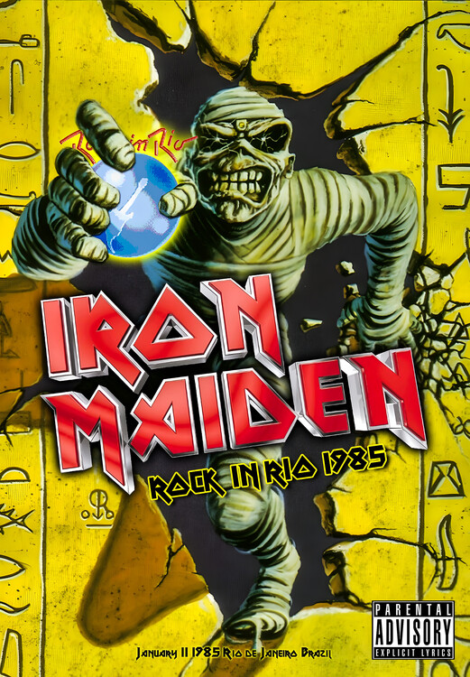 Плакат Iron Maiden – Rock in Rio 1985