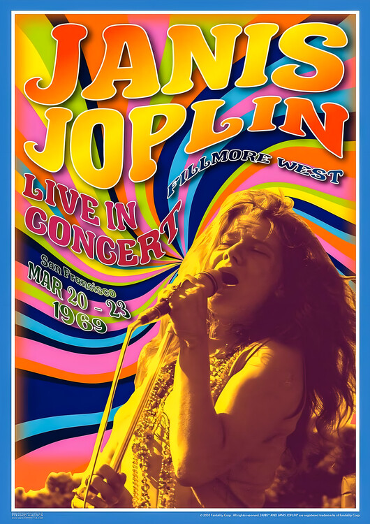 Плакат Janis Joplin – Live in Concert