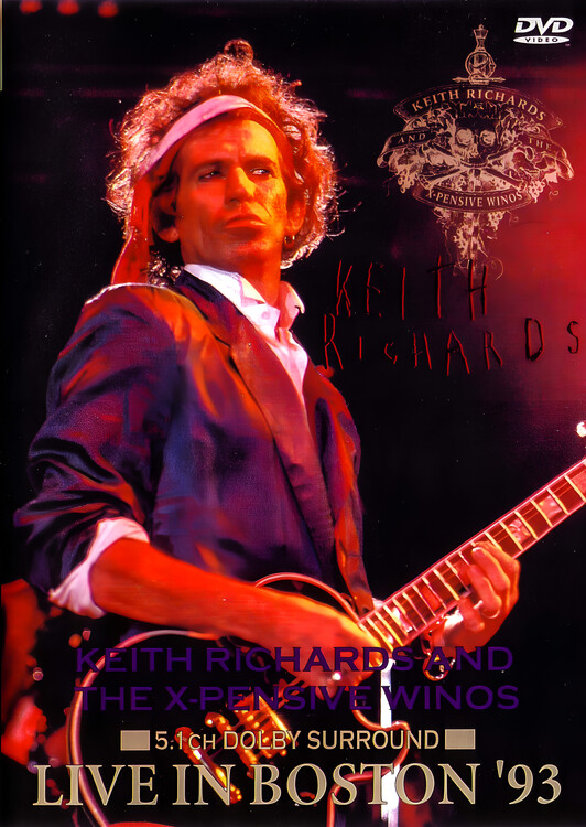 Плакат Keith Richards & The X-Pensive Winos – Live in Boston 1993