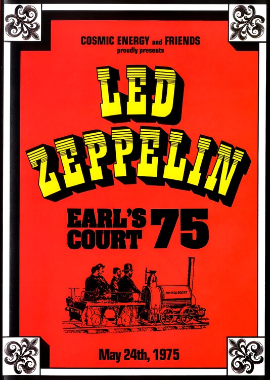 Плакат Led Zeppelin – Earl’s Court 1975