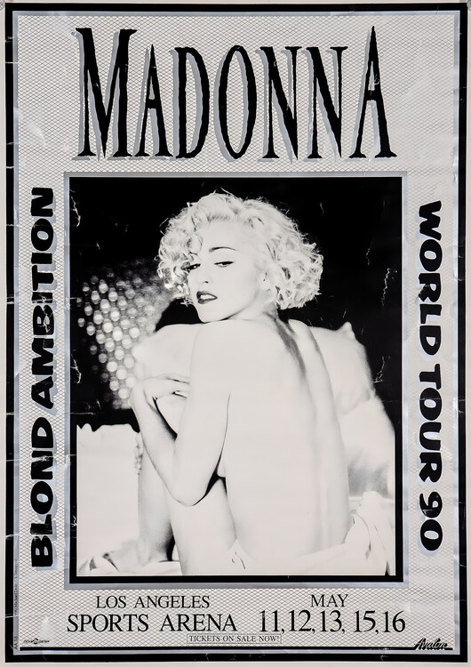 Плакат Madonna – Blond Ambition World Tour 1990