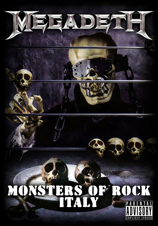 Плакат Megadeth – Monsters of Rock Italy