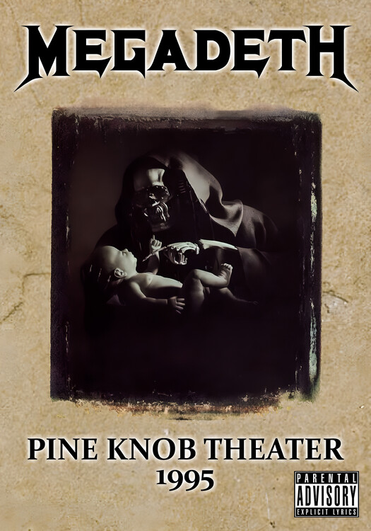 Плакат Megadeth – Pine Knob Theater 1995