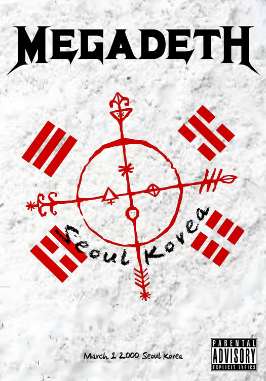 Плакат Megadeth – Seoul, Korea 2000
