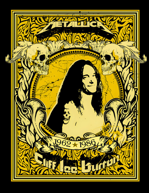 Плакат Metallica – Cliff Burton 1962–1986