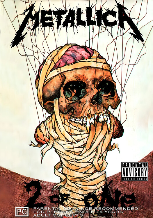 Плакат Metallica – Mummy Skull Artwork