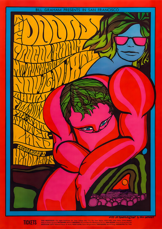 Плакат New York Dolls – Psychedelic Concert Poster