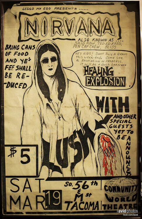 Плакат Nirvana – Healing Explosion, Tacoma Theatre