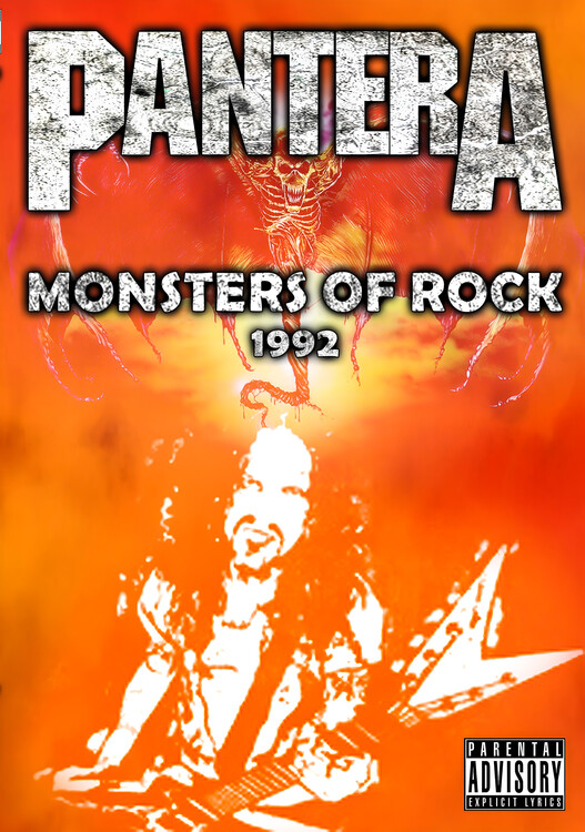 Плакат Pantera – Monsters of Rock 1992