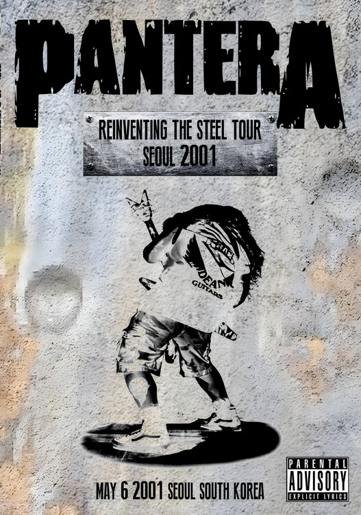 Плакат Pantera – Reinventing the Steel Tour, Seoul 2001