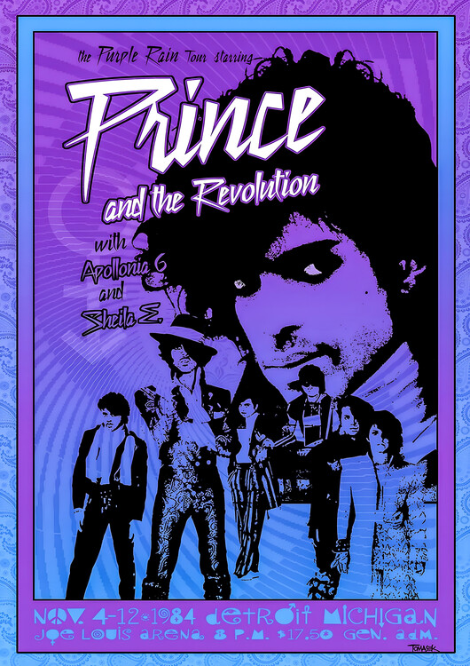 Плакат Prince and the Revolution – Live in Concert