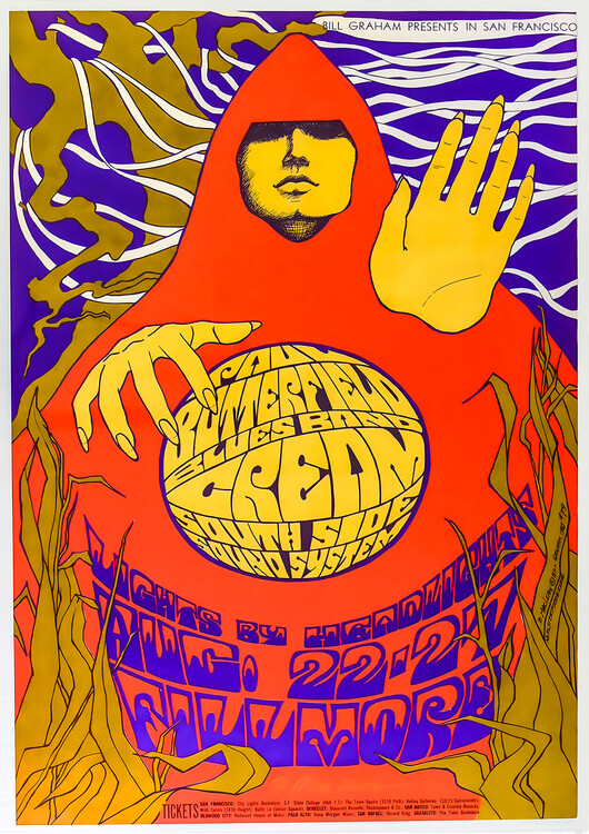 Плакат Psychedelic Rock – Fillmore Concert Poster