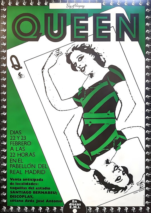 Плакат Queen – Pabellón del Real Madrid