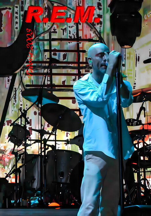 Плакат R.E.M. – Live in Concert